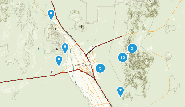 Las Cruces, New Mexico Map