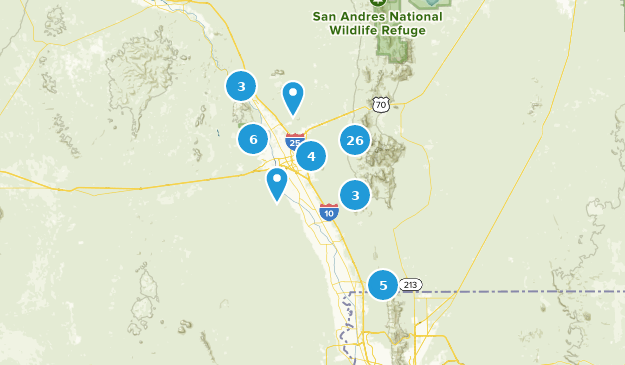 Las Cruces, New Mexico Map