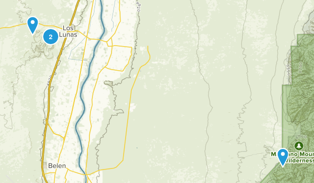 Los Lunas, New Mexico Map