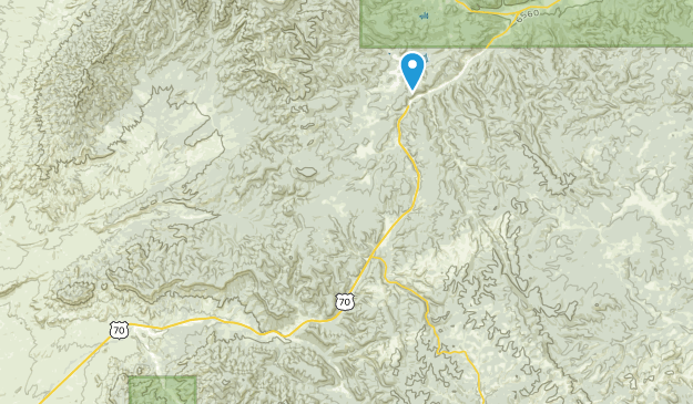 Mescalero, New Mexico Map