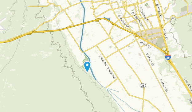 Mesilla, New Mexico Map