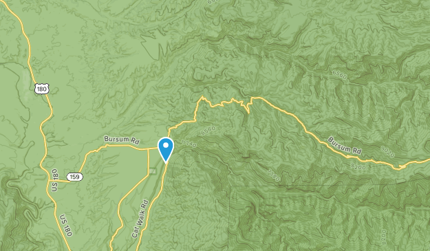 Mogollon, New Mexico Map