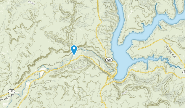 Navajo Dam, Nouveau-Mexique Map