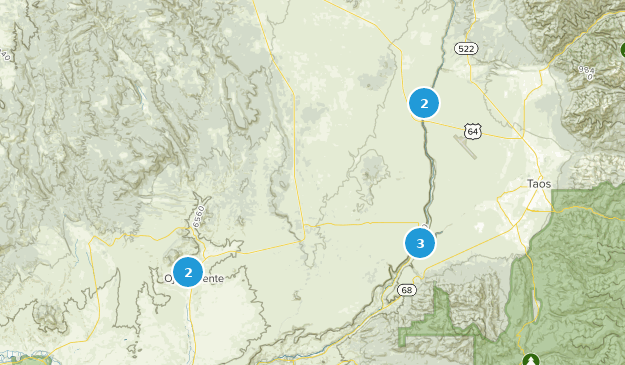 Ojo Caliente, Nouveau-Mexique Map