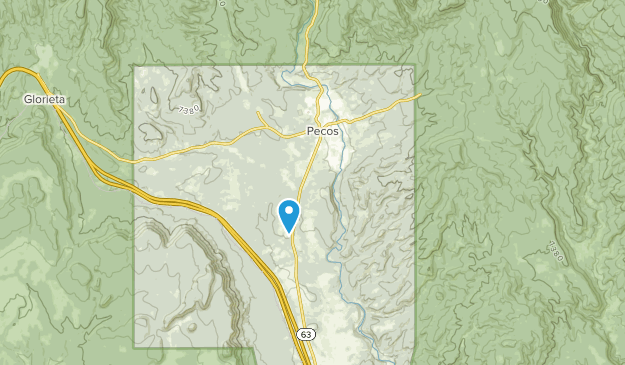 Pecos, New Mexico Map