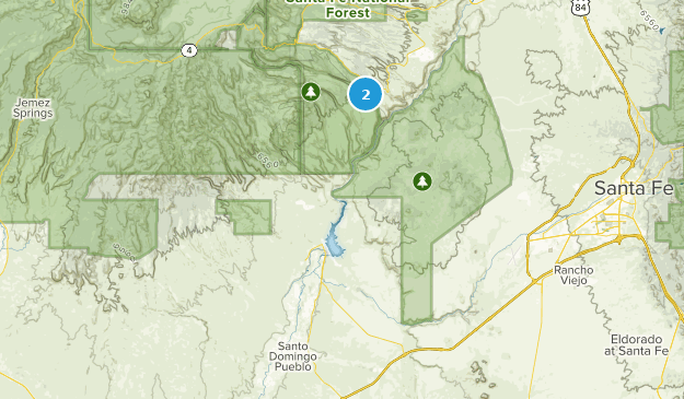 Pena Blanca, Nouveau-Mexique Map