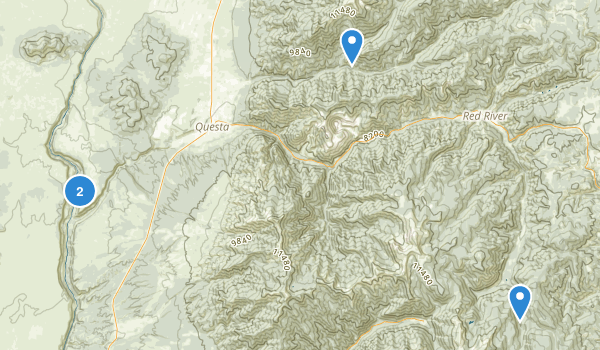 Questa, New Mexico Map
