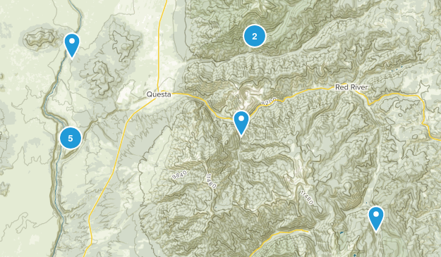 Questa, New Mexico Map