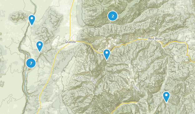 Questa, New Mexico Map