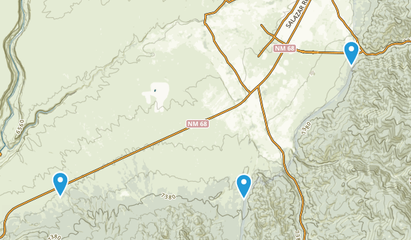 Ranchos de Taos, New Mexico Map