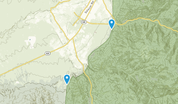 Ranchos de Taos, Nouveau-Mexique Map
