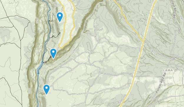 San Cristobal, New Mexico Map