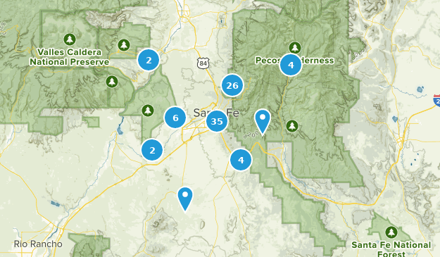 Santa Fe, New Mexico Map
