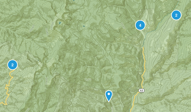 Tererro, New Mexico Map