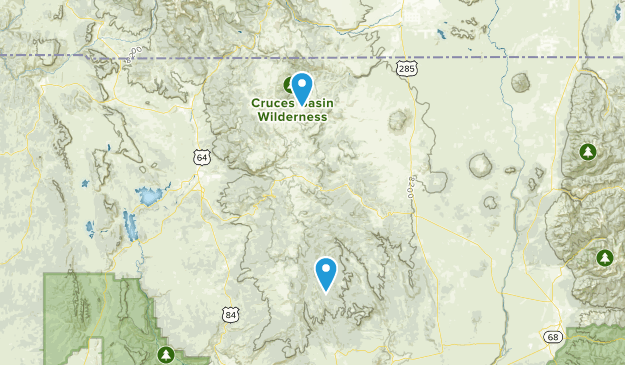 Vallecitos, New Mexico Map