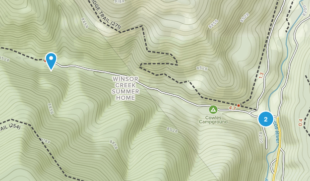 Winsor Creek Summer Home, New Mexico Map