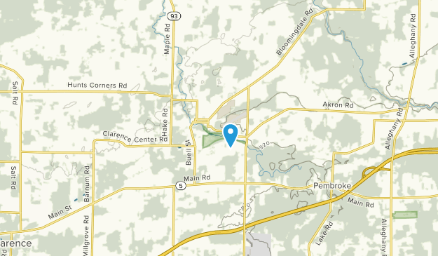 Akron, New York Map