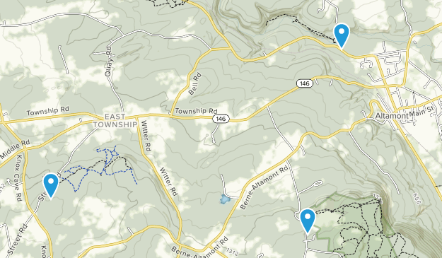 Altamont, État de New York Map