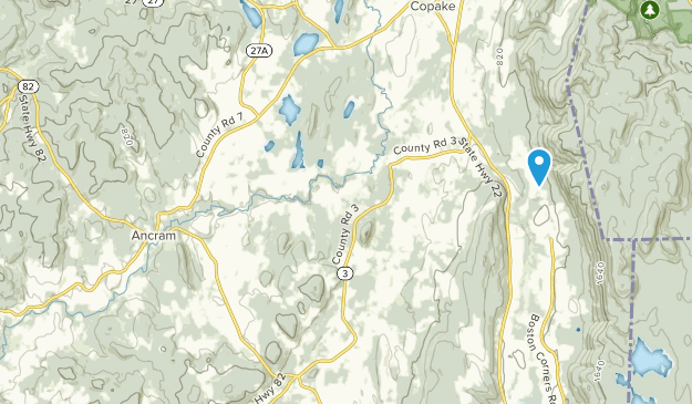 Ancram, New York Map
