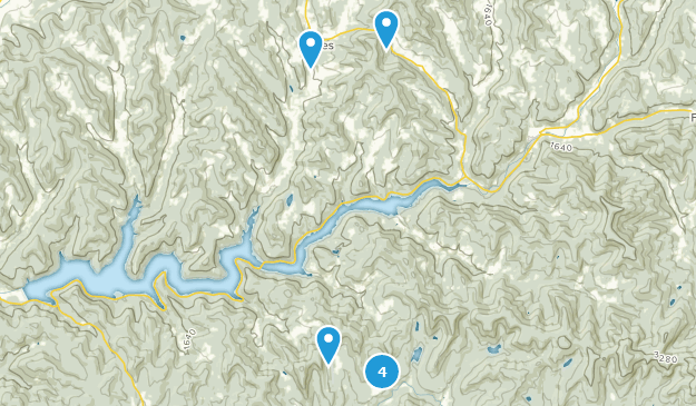 Andes, État de New York Map