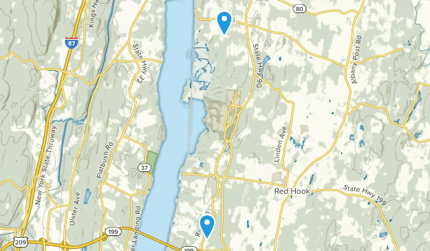 Annandale-on-Hudson, État de New York Map