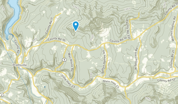 Ashland, État de New York Map