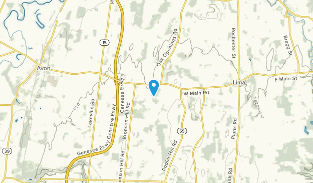 Avon, New York Map