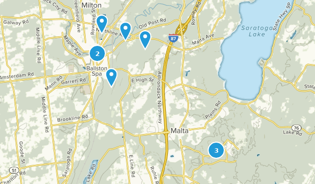 Ballston Spa, New York Map