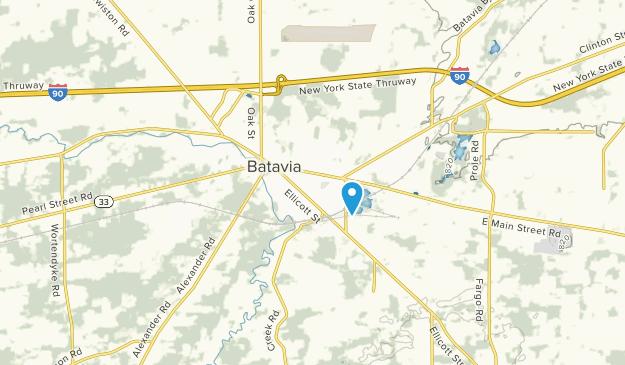 Batavia, New York Map