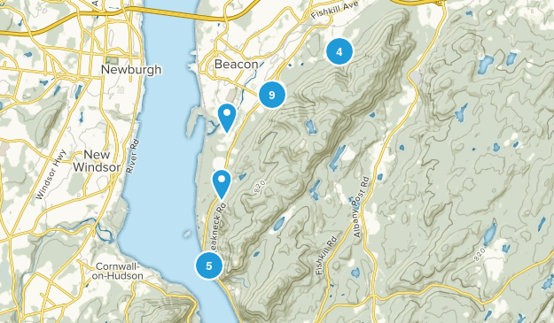 Beacon, New York Map
