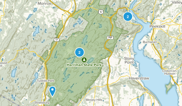 Bear Mountain, New York Map