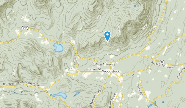 Bearsville, État de New York Map