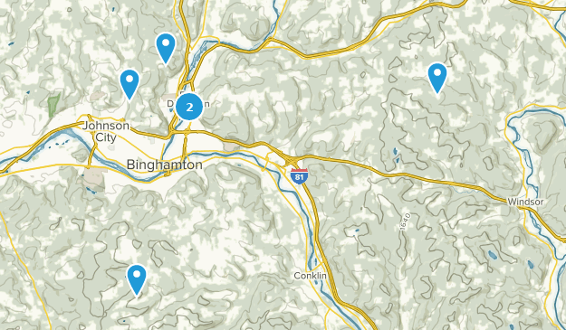 Binghamton, New York Map