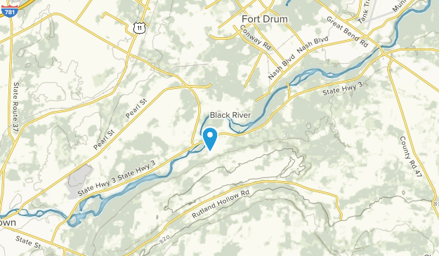 Black River, New York Map