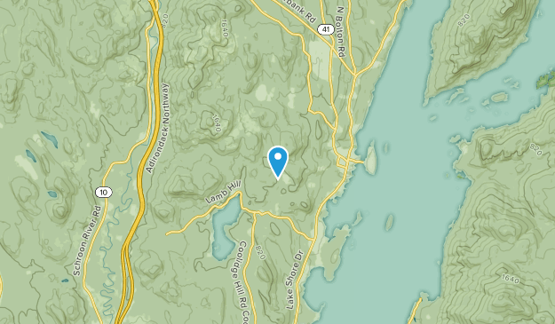 Bolton, New York Map