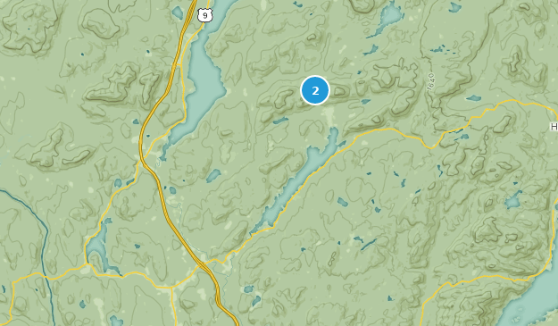 Brant Lake, État de New York Map