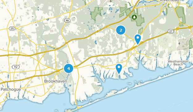 Brookhaven, État de New York Map