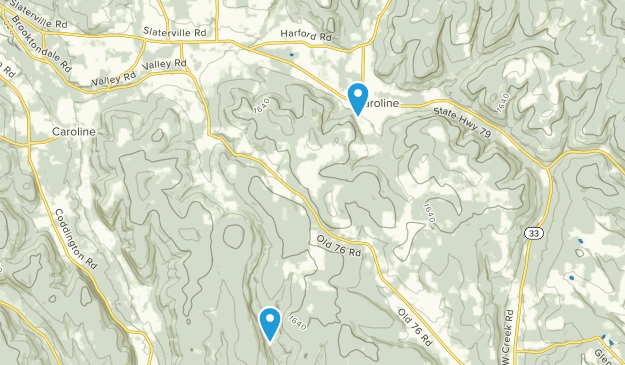 Brooktondale, New York Map