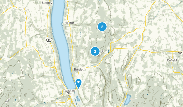 Burdett, New York Map