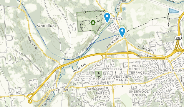 Camillus, État de New York Map