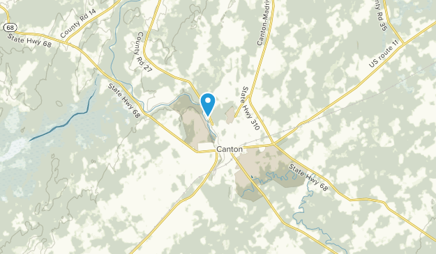 Canton, État de New York Map