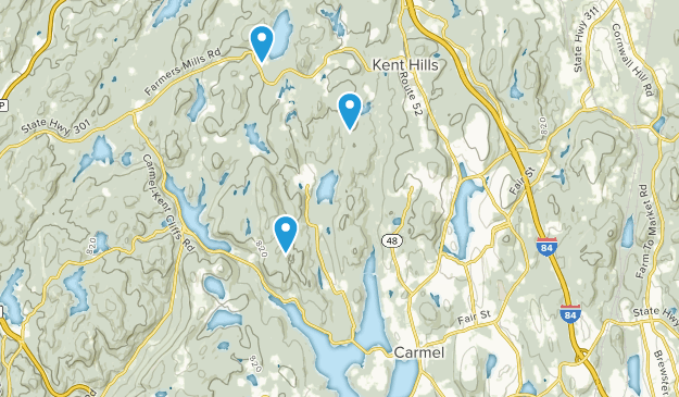 Carmel, État de New York Map