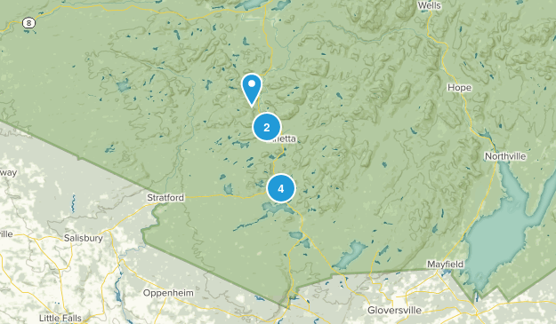 Caroga Lake, New York Map