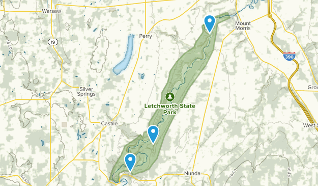 Castile, New York Map