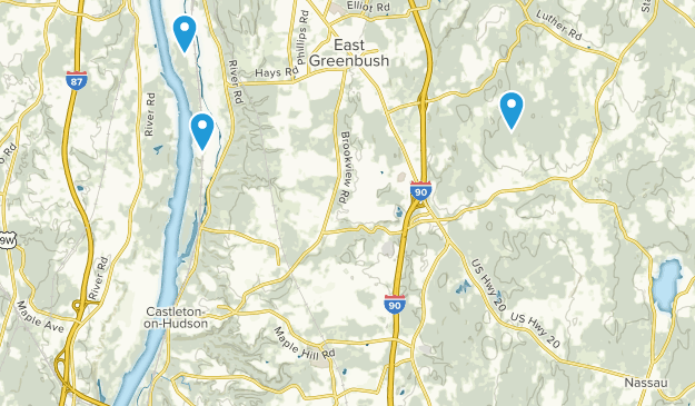 Castleton-on-Hudson, État de New York Map