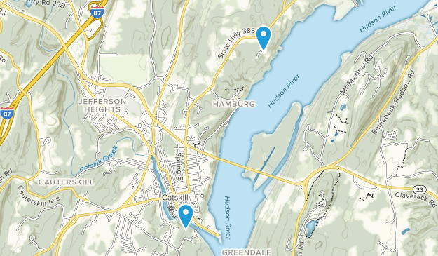 Catskill, État de New York Map