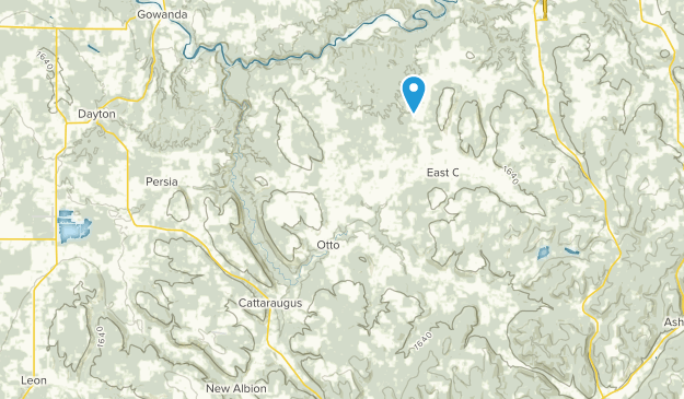 Cattaraugus, New York Map