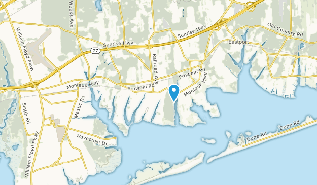 Center Moriches, New York Map