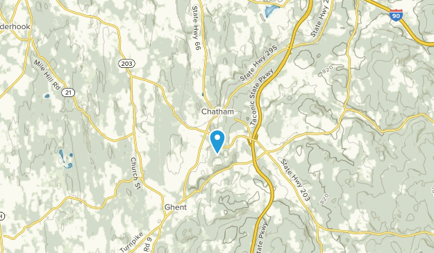 Chatham, État de New York Map