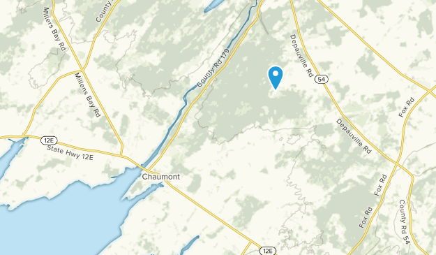 Chaumont, État de New York Map